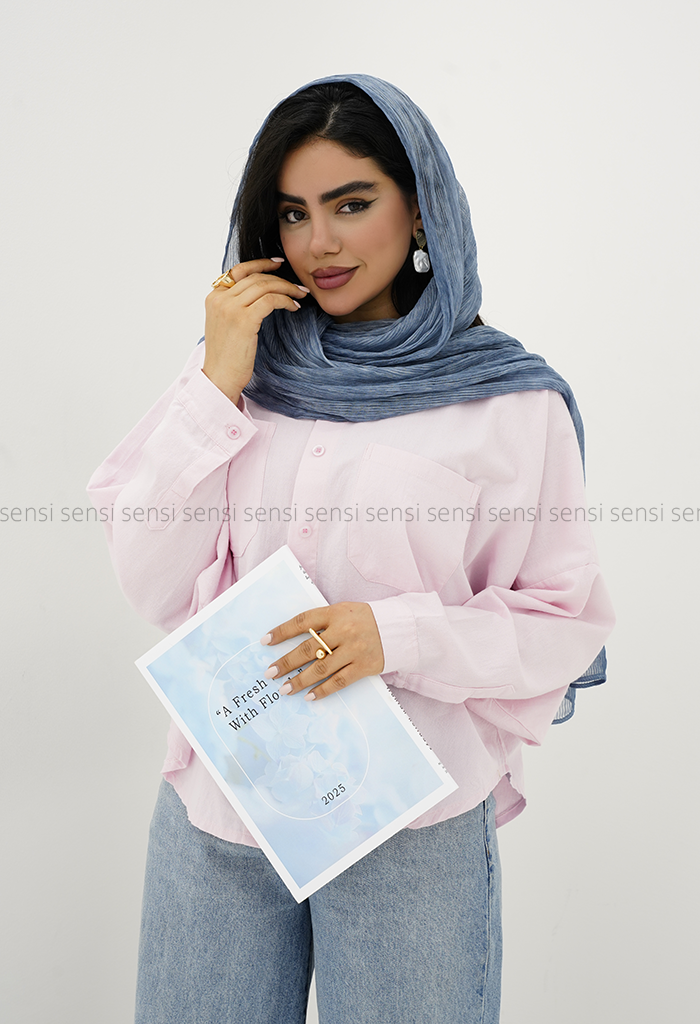شومیز لینن باکسی کیمونو کد1006057